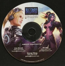 Blizzard Entertainment 2004 E3 Press CD featuring Starcraft Ghost / WoW - Rare