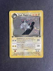 Dark Magneton 11/82 Team Rocket 1st Edition Holo