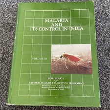 Malaria And It’s Control In India Volume 3 Hardback Tropical Diseases Medical