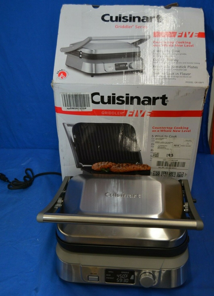 Cuisinart Griddler Five Contact Grill with LCD Screen