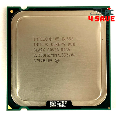 Processeur CPU Intel Pentium Core 2 Duo E6550 SLA9X 2.33GHZ
