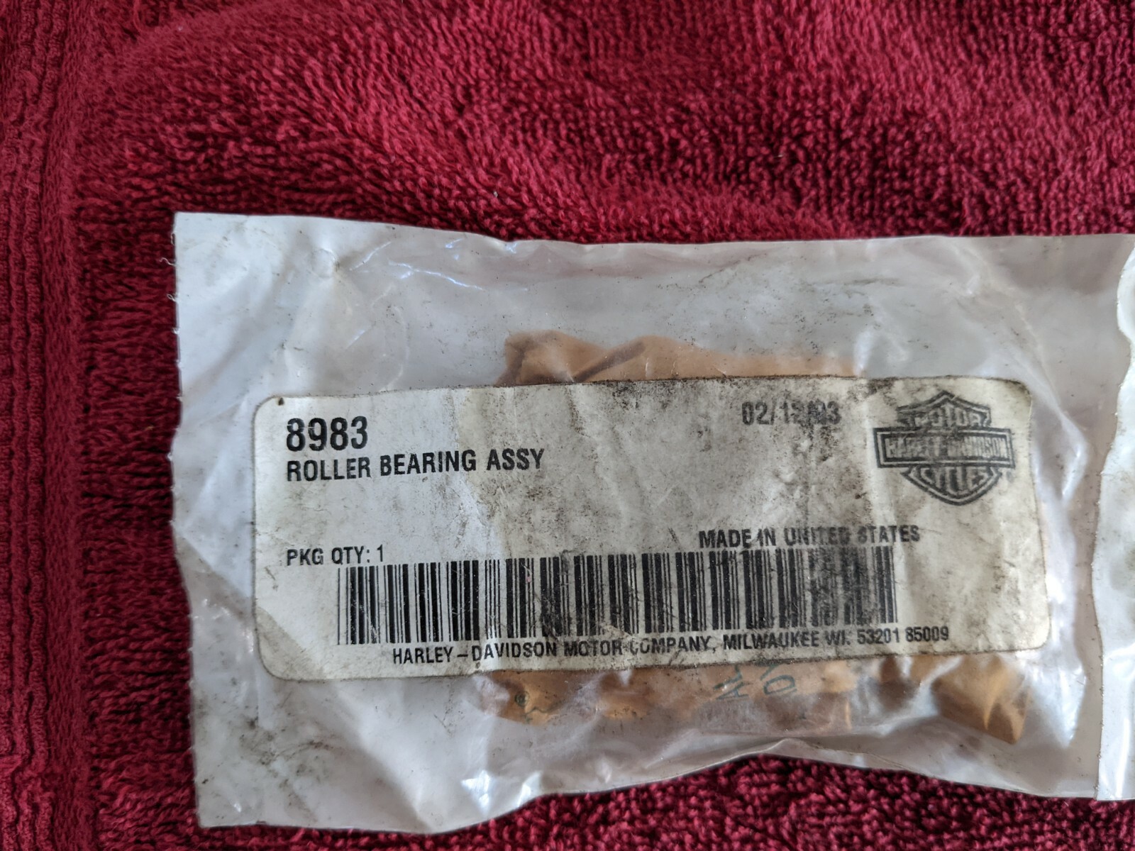 Harley Davidson OEM Camshaft Roller Bearing Assembly 8983 eBay