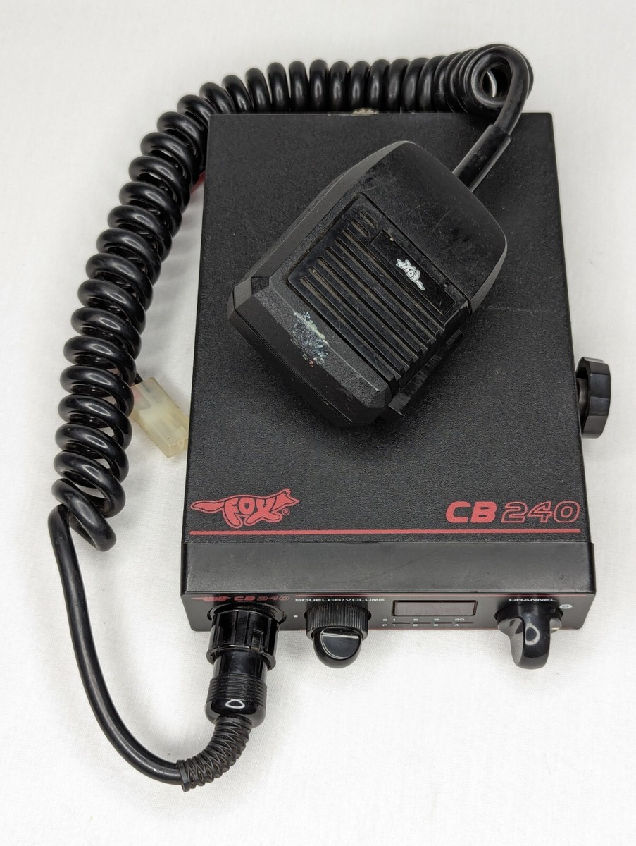 Fox CB240 Citizen Band CB Radio with Microphone - Untested | eBay