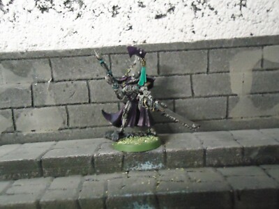 eldar autarch mit Warpsprunggenerator Metall Warhammer 40K bemalt