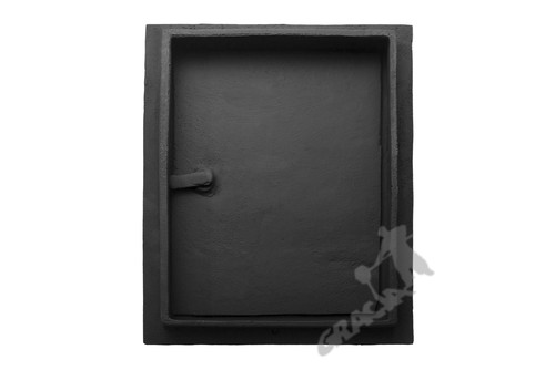 27x21 cm Revisionstür Aschetür Tür Backofentür Gusseisen Guss Ofentür NrG03 - Bild 7 von 8