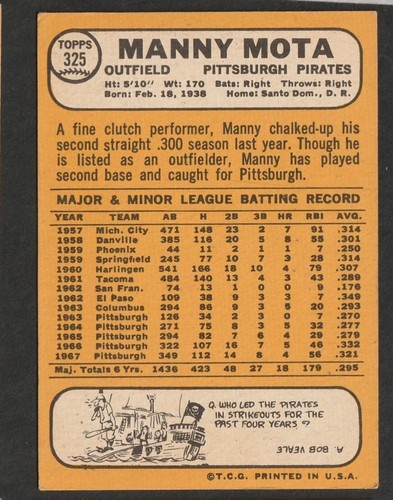 1968 Topps Baseball Cards Scegli una carta a scelta 295-660 EX X-MT 1/25 Set Break - Foto 53 di 490