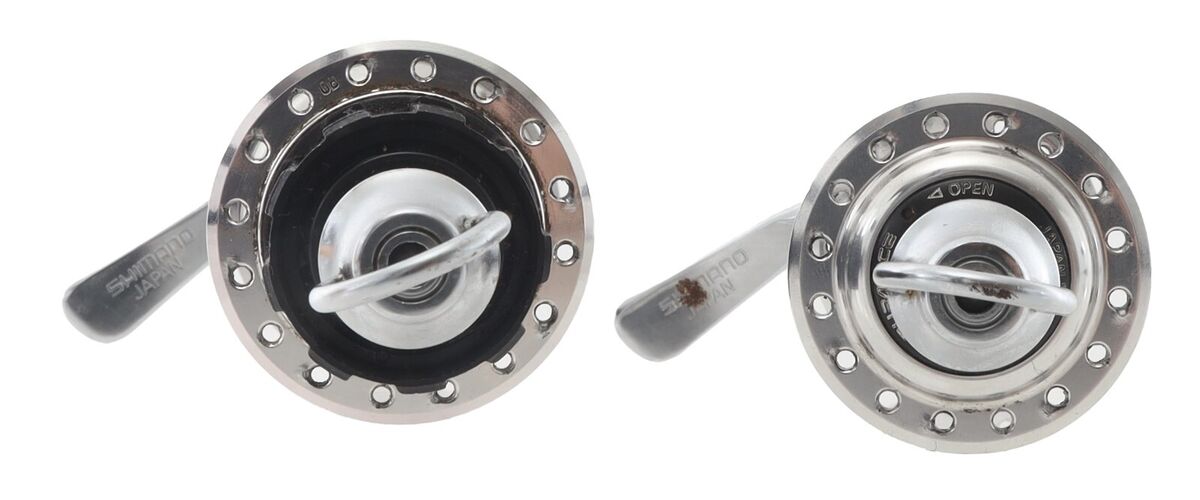 Shimano Dura-Ace 7400 Integrated 8 SIS Front & Rear Hub Set Shimano Dura-Ace 7400 Integrated 8 SIS Front & Rear Hub Set