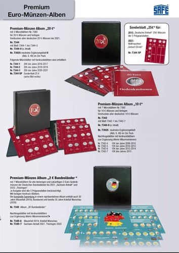 Münzhüllen-Goldcards-8x-88x58mm-SAFE-7404-Ergänzungsblätter Premium 1 X Pack - Picture 8 of 10