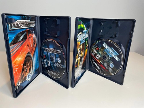Need For Speed Underground 1 & 2 Bundle PlayStation 2 PS2 Complete Tested - Picture 2 of 9