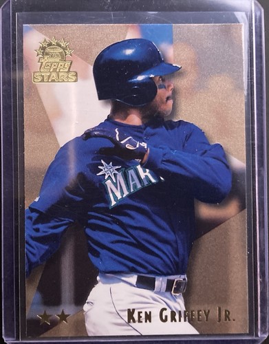 (4) KEN GRIFFEY JR-(4) VARIATIONS-1, 2, 3 & 4 STARS-GOLD-SILVER-1999 Topps STARS - Picture 6 of 9