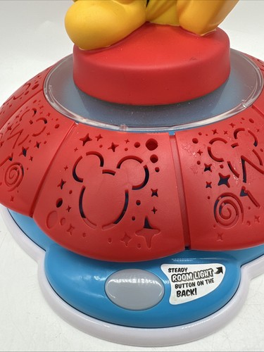 Disney Canto Topolino Luci e Suoni Camera Spin Glow Luce Notturna Giocattolo Ottime Condizioni - Foto 4 di 11