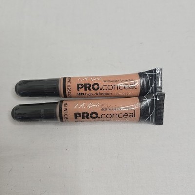 2x L.A. Girl MEDIUM BISQUE GC975 Pro Concealer HD (0.28oz/8g)  NEW