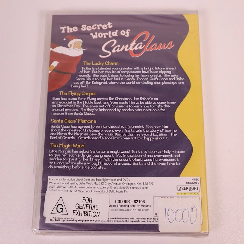 The Secret World Of Santa Claus DVD x3 Bundle (2 Sealed 1 Like New) Region 0/All - Image 4 of 4
