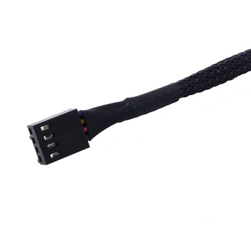 Copper 2/3/4 Way PWM 4Pin/3Pin Computer Connector Fan Power Extension CablEBB Nm - Afbeelding 3 van 5