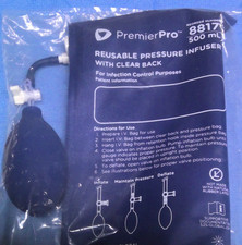 premierPro 8817 reusable pressure infusion bag with clear back