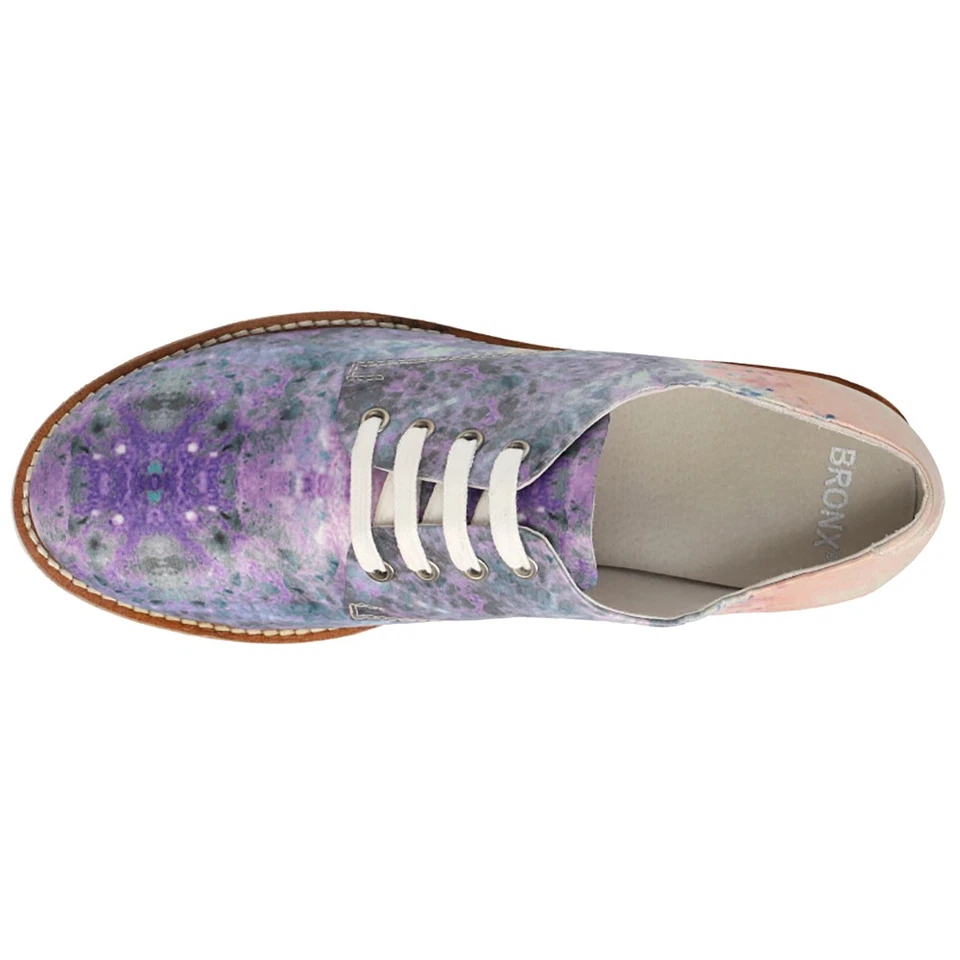 BRONX Árboles Neón Oxford Con Cordones Mujer Talla 36 M Planos Informales 65080-968 Foto 4 de 4