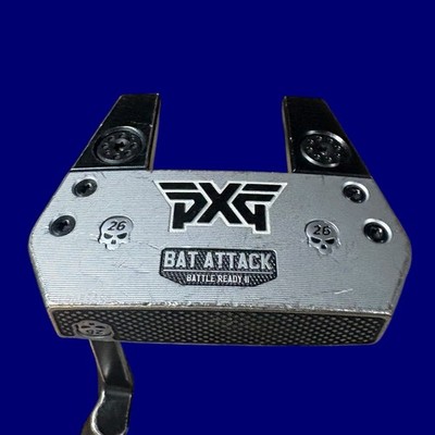 PXG Bat Attack Battle Ready II Putter 37  RH Black Silver SuperStroke + HC
