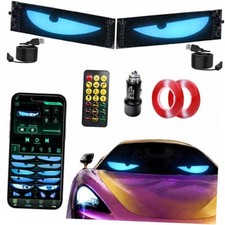 LED Devil Eyes Light for Cars Windshield 2-Pack 14.96 x3.94 Car Eyes Animated