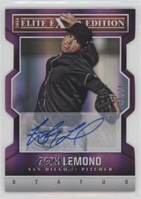 2014 Panini Elite Extra Edition 36/75 Zech Lemond #77 Auto g9j
