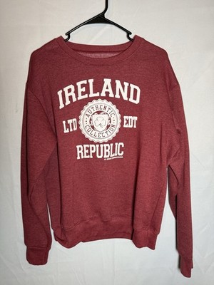 Ireland Republic Connexxion Crewneck Sweatshirt Irish Red Unisex M Dublin Preppy