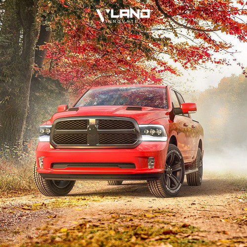 2*Clear VLAND Reflector FULL LED Headlights For Ram 1500/1500 Classic/2500/3500 - Bild 3 von 15