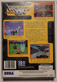 Virtual On: Cyber Troopers  Sega Saturn With Manual Tested Working!