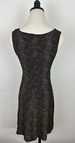Vintage 90s Mini Dress Womens Small Surplice Neck Empire Waist Rave Cyber Grunge - Picture 6 of 11