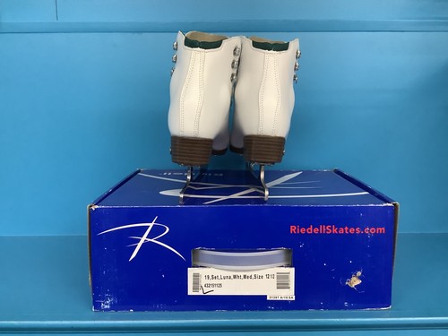 Riedell Emerald  19 size12.5j white NEW - Picture 4 of 4