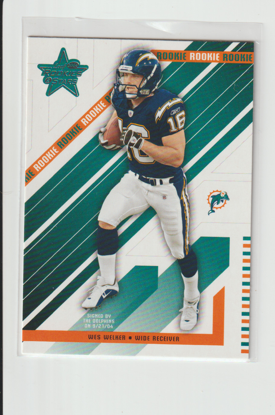 Wes Welker Leaf Rookies & Stars #185 Base