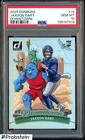2025 Donruss Downtown! #14 Jaxson Dart Giants RC Rookie SSP CASE HIT PSA 10