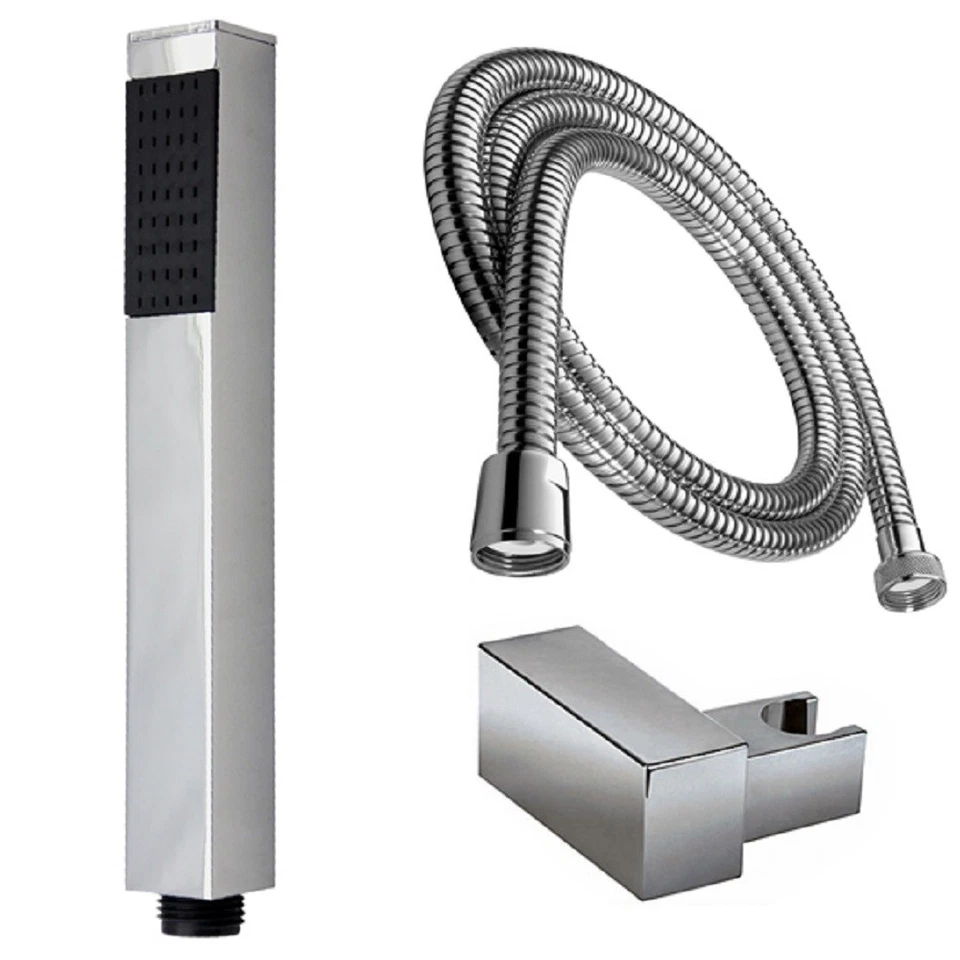 Duschset mit Handbrause Brausehalter und 150 cm Schlauch / Duschstab Duschbrause