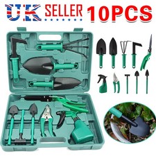 10pcs Gardening Tools Set Gift Garden Hand Tool Kit DIY Non Slip Ergonomic NEW