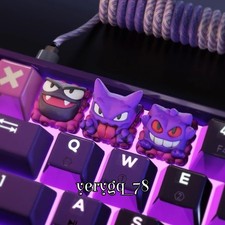 Pok mon Genger Haunter Keyboard Cap Keycap Gift Suitable For Cross Axis Keyboard