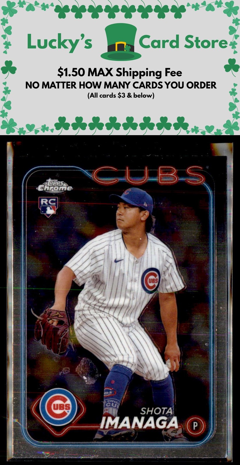 2024 Topps Chrome #121 Shota Imanaga Rookie