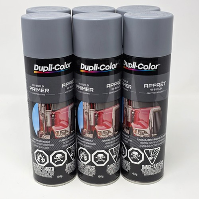 #ad #ad Case of 6 Dupli Color Hi Build Fleet Gray Primer Spray CHB100 HB100 16 OZ 454g $39.95