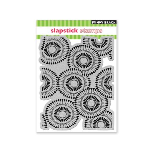 Penny Black Cling Rubber Stamps - Circular Design 40-046
