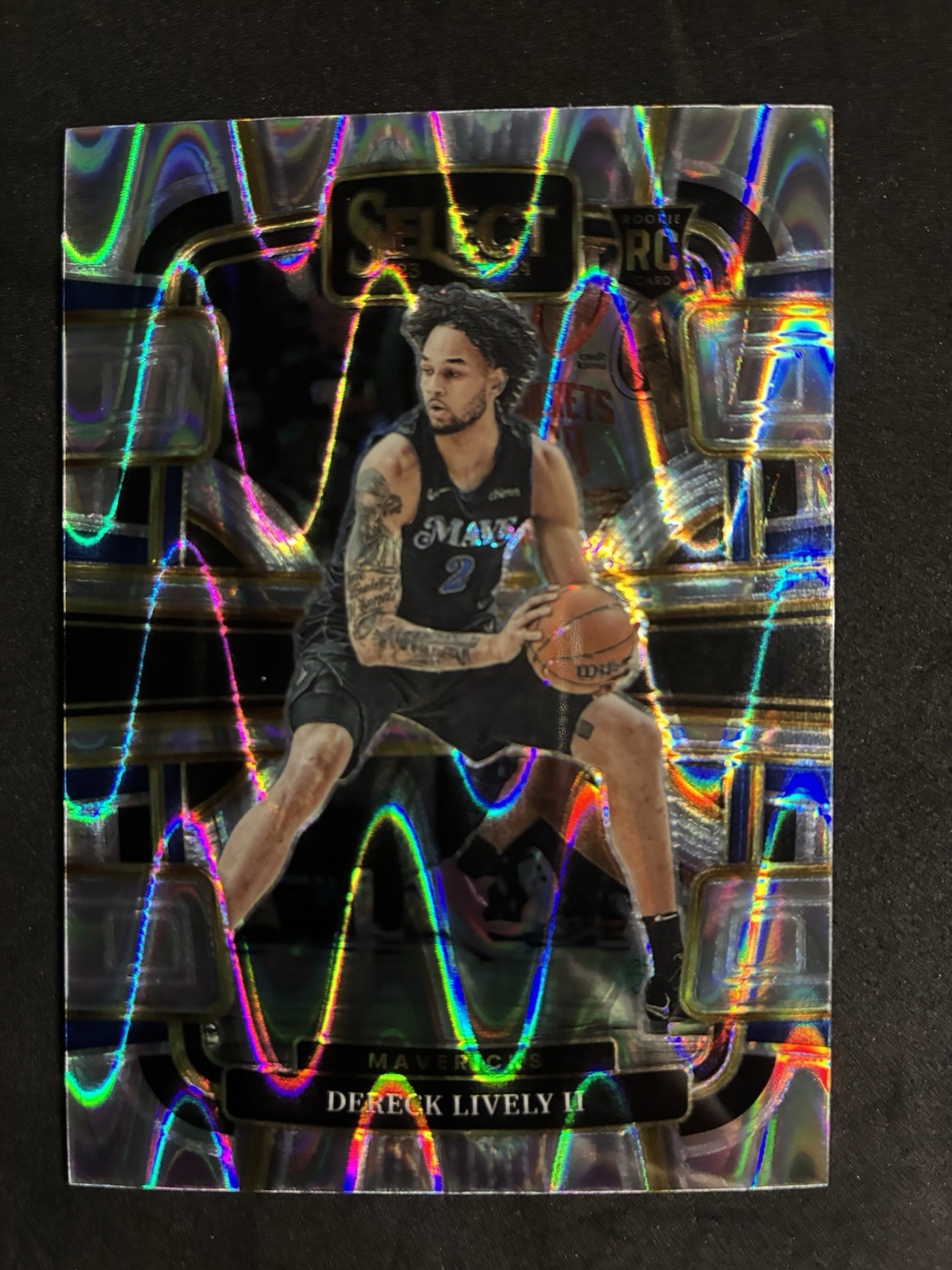 2023-24 Panini Select  Dereck Lively #76 Tectonic Prizm (RC) Free Ship/Toploader