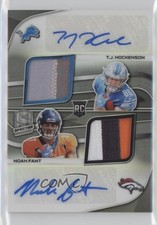 2019 Panini Spectra Rookie 2/30 Noah Fant TJ Hockenson Dual Patch Auto 0u1