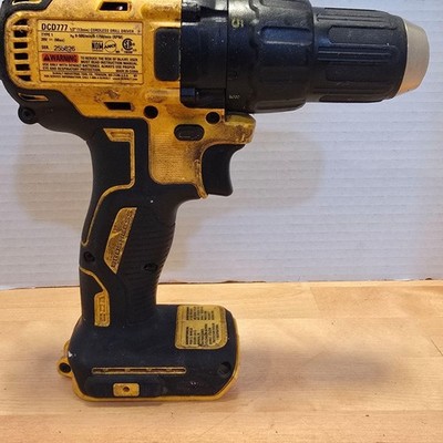 DEWALT DCD777 1/2 In 20V Max Brushless Cordless Drill Driver Yellow Bare Tool