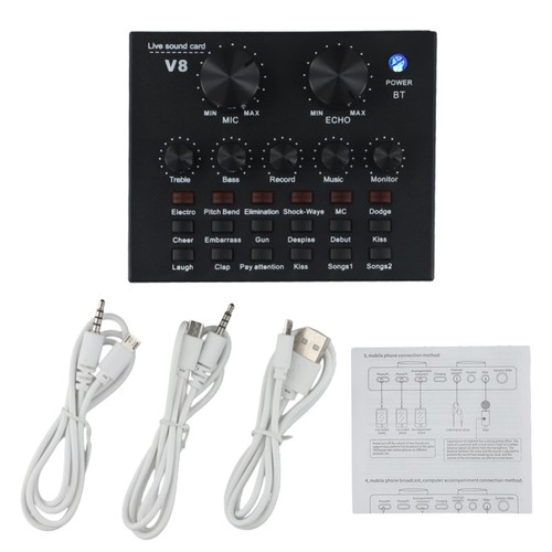 Enhanced Audio Technology with the V8 Sound Card Set for Computers and Phones - Bild 4 von 17