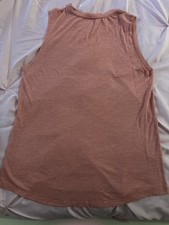 Homage Size Small pinkish Sleeveless Crew Neck Made in USA Tank Top