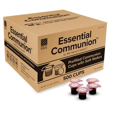 Prefilled Communion Cups and Wafer Set for Holy 500 Count (Pack of 1) 