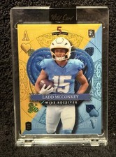 Wild Card Stacked Deck Ladd McConkey Rookie Color Match Sports Trading Card 1/1