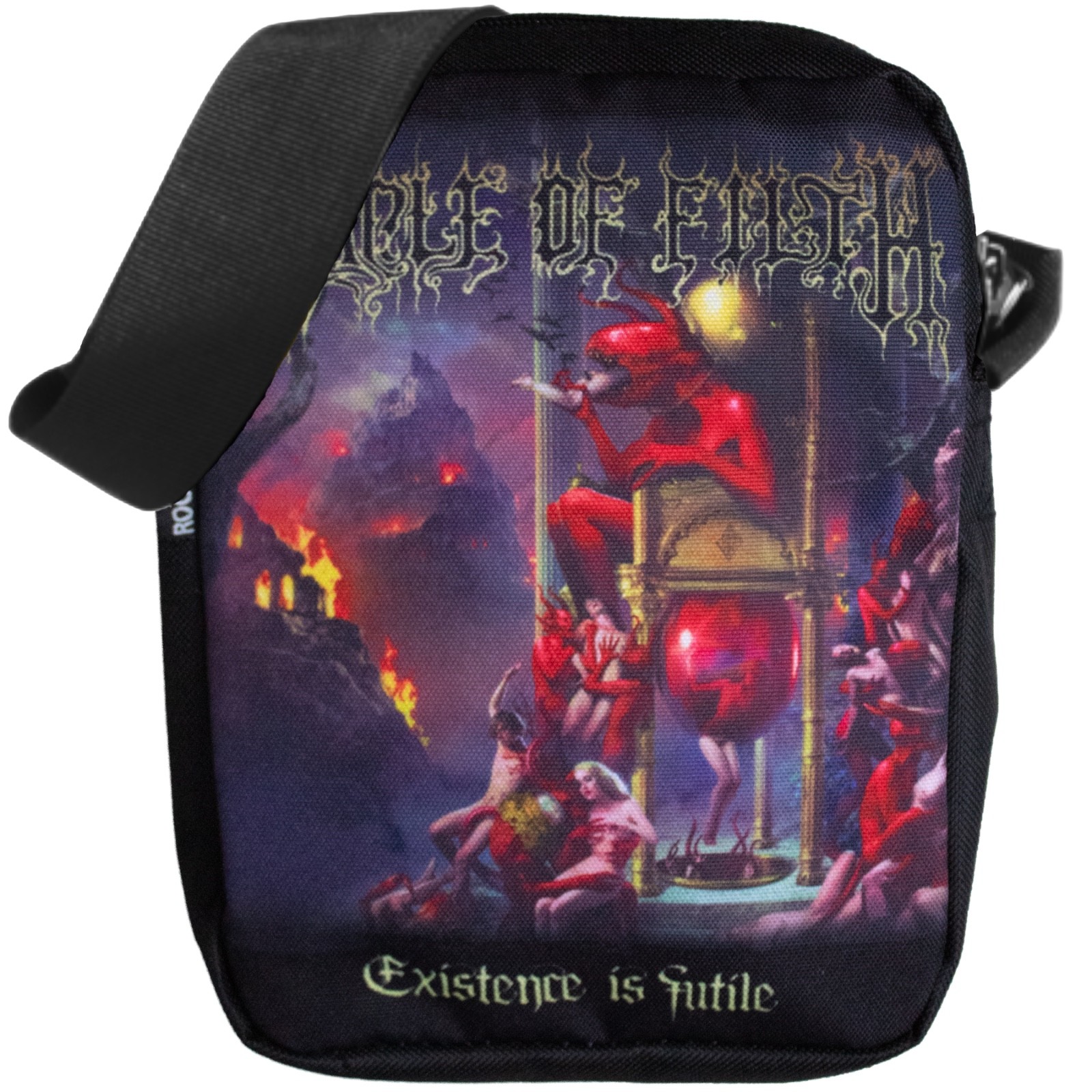 Cradle Of Filth - Existence Is Futile Official Licensed Rocksax Cross Body Bag