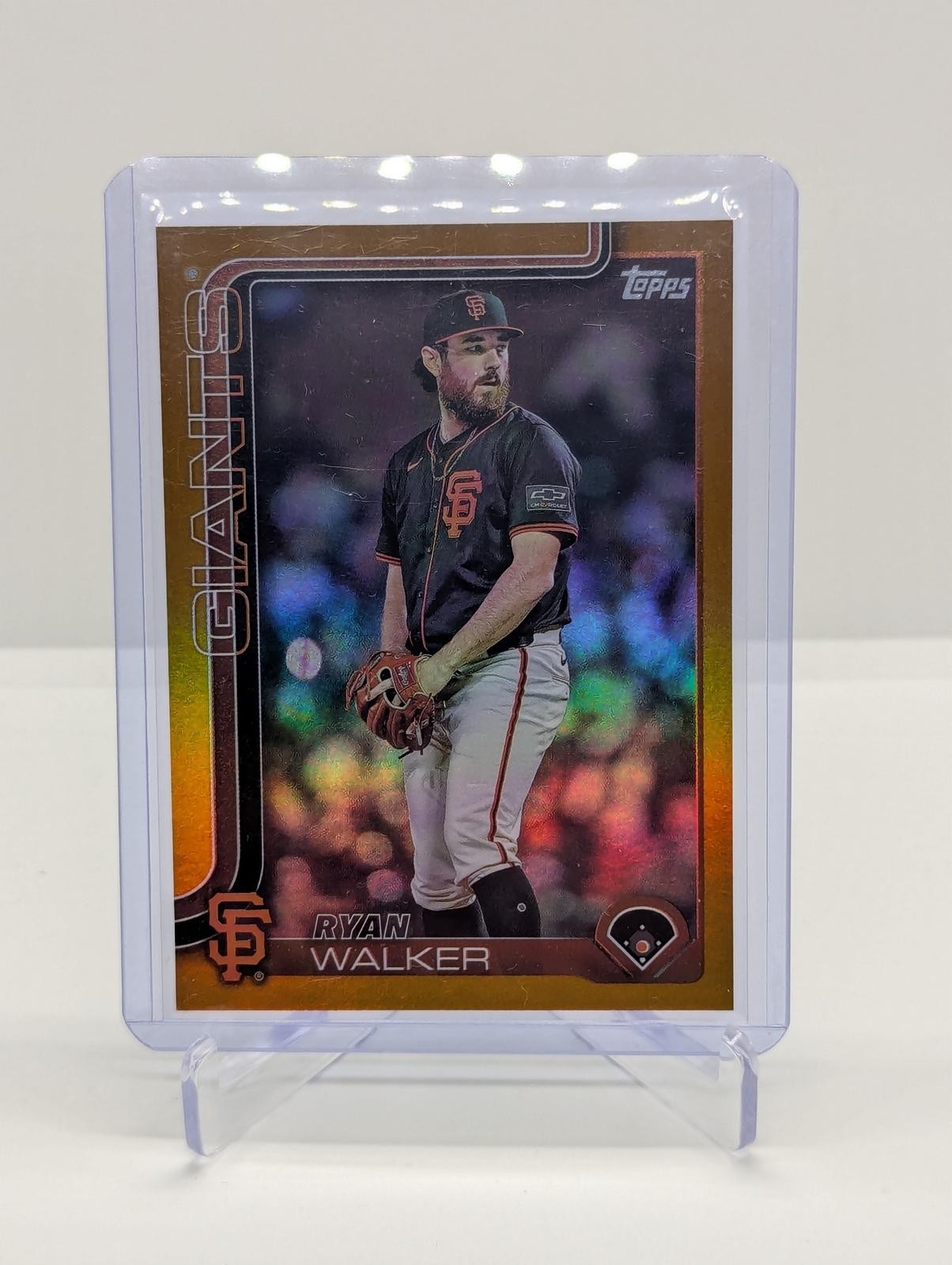 2025 Topps Update #US179 Ryan Walker Gold Rainbow Foil #/50