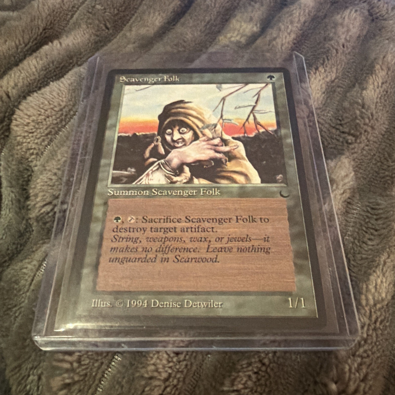 NP/MINT!! MTG Scavenger Folk The Dark!