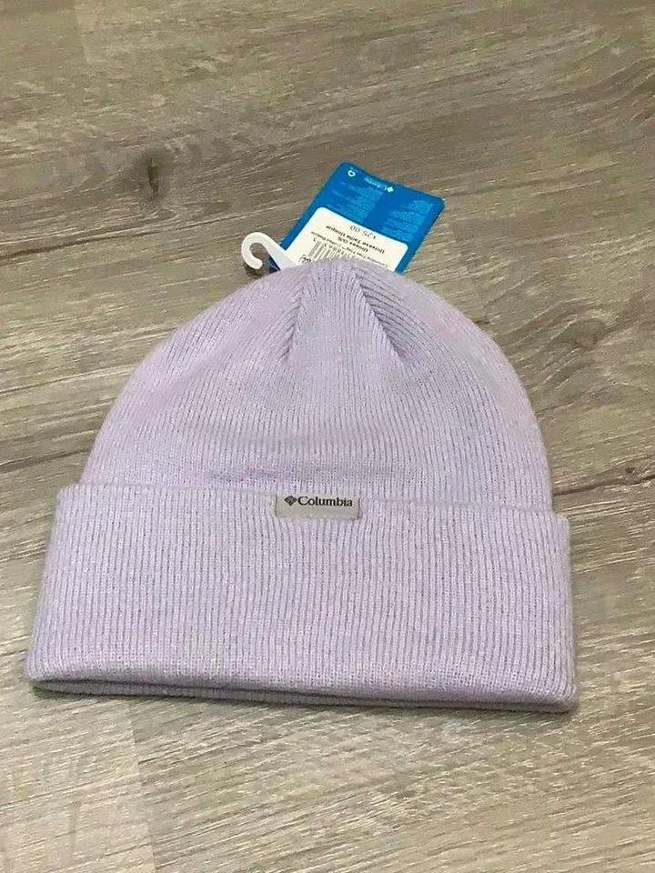 NUEVO gorro Columbia púrpura bandera americana negro gorra de invierno Foto 4 de 4