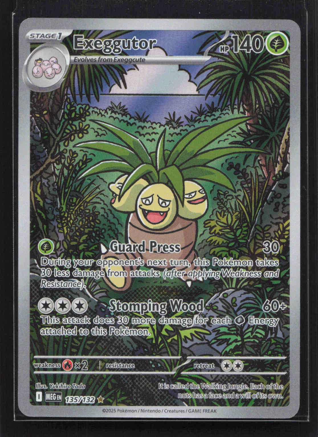 Exeggutor - Illustration Rare ME01: Mega Evolution 135/132 NM