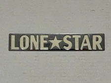 Used Metal LONE STAR Dodge Ram Pickup Truck Logo (Unsure Of Year)