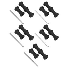 5 Sets Bowstring Tabs Guard Soft Silicone Archery Fingers Protector GEV